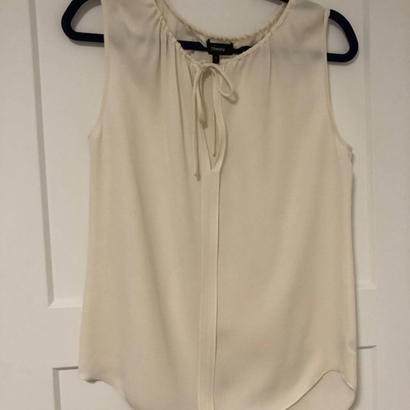 THEORY Alamay top 100% cream - BNWT - Small - Picture 4 of 4